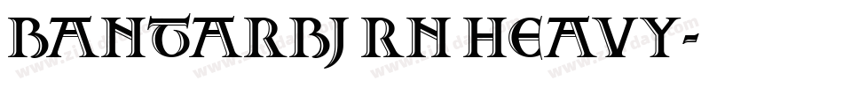 Bantarbj rn Heavy字体转换